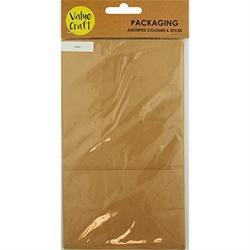 AussieSuperStore Party Essentials Brown Paper Bag with Gusset 21x12x8cm (in 2 colors) Paper Bag with Gusset 21x12x8cm (in 2 colors) | Gift Bags | Christmas Gift Bags 9331468055853 VJY716