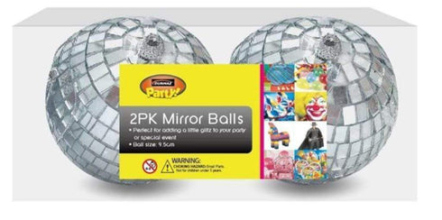 AussieSuperStore Party Essentials Christmas Mirror Balls Hanging Christmas Mirror Balls Hanging | Christmas Tree Decoration Ornament DUR3782