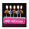 AussieSuperStore Party Essentials Colored Happy Birthday Cake Candles Colored Happy Birthday Cake Party Candles | Cake Unique Candles CBRBSTARCANDLE