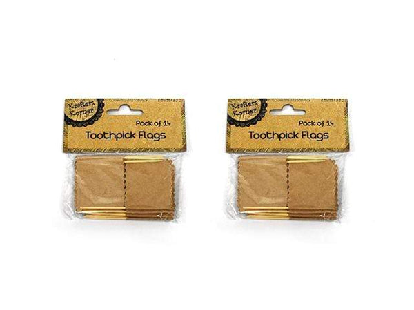 AussieSuperStore Party Essentials Craft Toothpicks Flags Craft Toothpicks Flags | Cupcake Flags 9320760178209 CRAFT 178209