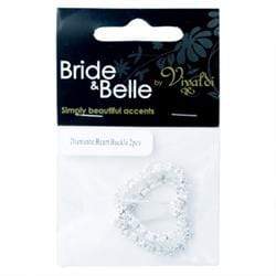 AussieSuperStore Party Essentials Diamante Buckle (in 2 styles) Diamante Buckle | Jewellery Making Wedding Accessories | Embellishment