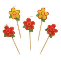 AussieSuperStore Party Essentials Flower Candles Flower Candles | Birthday Candles | Party Candles 9331468030324 PAC508