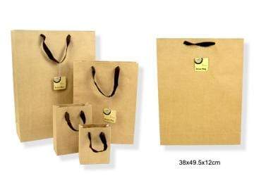 AussieSuperStore Party Essentials Gift Brown Bag 38*49.5*12cm Gift Brown Bag 38*49.5*12cm | Gift Bag 9320760216406 CRAFT 216406