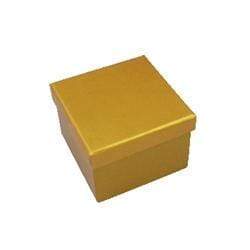 AussieSuperStore Party Essentials Gold Small Gift Box 7.5cm x 7.5cm (in 7 colours) Small Gift Box 7.5x7.5cm (in 7 colors) | Gift & Treat Boxes for Christmas 9323823038649 BXSAGO