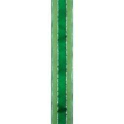 AussieSuperStore Party Essentials Green/Silver Sheer Edge Satin Metallic Ribbons 22 mm (in 13 colours) Sheer Edge Satin Metallic Ribbons 22mm | Gift Wrapping Ribbon 9331468060277 VSMGR20