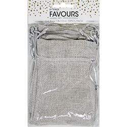 AussieSuperStore Party Essentials Grey Bomboniere Linen Look Gift Bags (in 2 colors) Bomboniere Linen Look Gift Bags (in 2 colors) | Gift Bags | Christmas Gift Bags 9323823195120 FAV17106