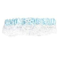 AussieSuperStore Party Essentials Heart Blue Garter Lace (in 3 colors) Garter Lace (in 3 colors) | Costume Accessories | Wedding Accessories 9323823102609 WED067