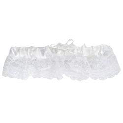 AussieSuperStore Party Essentials Heart White Garter Lace (in 3 colors) Garter Lace (in 3 colors) | Costume Accessories | Wedding Accessories 9323823102456 WED050