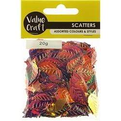 AussieSuperStore Party Essentials Holographic Leaves Scatters Holographic Leaves Scatters | Party Confetti & Table Scatter Decoration 9331468054511 VJY185