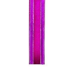 AussieSuperStore Party Essentials Hot Pink/Silver Sheer Edge Satin Metallic Ribbons 22 mm (in 13 colours) Sheer Edge Satin Metallic Ribbons 22mm | Gift Wrapping Ribbon 9331468000457 VSMHP20