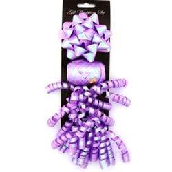AussieSuperStore Party Essentials Iridescent Lilac Poly Gift Wrap Bow Set (in 8 colours) Poly Bow Gift Wrap Set Matt (in 8 colours) | Gift Wrapping Bow 9331468038085 VCPOLY03
