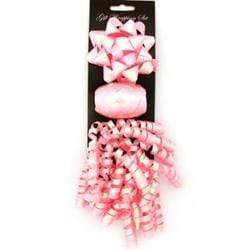 AussieSuperStore Party Essentials Iridescent Pink Poly Gift Wrap Bow Set (in 8 colours) Poly Bow Gift Wrap Set Matt (in 8 colours) | Gift Wrapping Bow 9331468038085 VCPOLY03