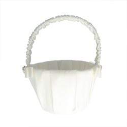 AussieSuperStore Party Essentials Ivory Flower Girl Basket (in 2 colors) Flower Girl Basket| Costume Basket Accessories | Wedding Accessories 9323823161637 WED104