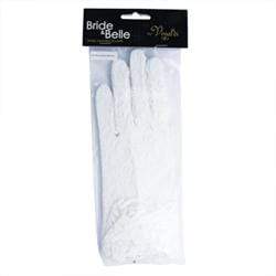AussieSuperStore Party Essentials Lace Gloves 22.5cm (in 2 colors) Lace Gloves 22.5cm | Costume Accessories | Wedding Accessories