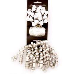 AussieSuperStore Party Essentials Matt Silver Poly Gift Wrap Bow Set (in 8 colours) Poly Bow Gift Wrap Set Matt (in 8 colours) | Gift Wrapping Bow 9331468038085 VCPOLY03