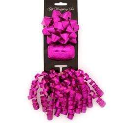 AussieSuperStore Party Essentials Metallic Pink Poly Gift Wrap Bow (in 8 colours) Poly Gift Wrap Bow (in 8 colours) | Gift Wrapping for Wrap 9331468038078 VCPOLY03