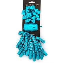 AussieSuperStore Party Essentials Metallic Sea Green Poly Gift Wrap Bow (in 8 colours) Poly Gift Wrap Bow (in 8 colours) | Gift Wrapping for Wrap 9331468038078 VCPOLY06