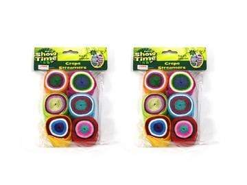 AussieSuperStore Party Essentials Multi Colour Crepe Streamers Multi Colour Crepe Streamers | Paper Streamers 9320760222223 PAR 222223
