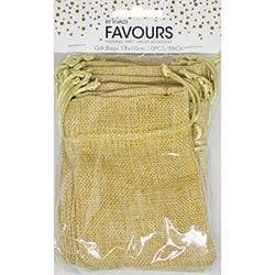 AussieSuperStore Party Essentials Natural Bomboniere Linen Look Gift Bags (in 2 colors) Bomboniere Linen Look Gift Bags (in 2 colors) | Gift Bags | Christmas Gift Bags 9323823195137 FAV17107