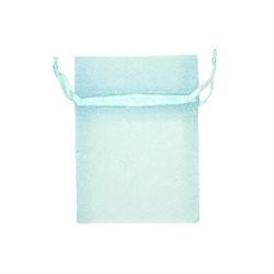 AussieSuperStore Party Essentials Organza Bag Mini Blue Organza Bag Mini Blue | Gift Bags | Christmas Gift Bags 9331468002109 VCSB10-BL