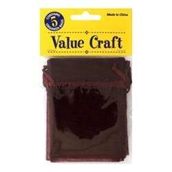 AussieSuperStore Party Essentials Organza Bag Mini Burgundy Organza Bag Mini Burgundy | Gift Bags | Christmas Gift Bags 9331468002123 VCSB10-BU