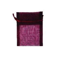 AussieSuperStore Party Essentials Organza Bag Mini Burgundy Organza Bag Mini Burgundy | Gift Bags | Christmas Gift Bags 9331468002123 VCSB10-BU