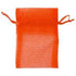 AussieSuperStore Party Essentials Organza Bag Mini Orange Organza Bag Mini Orange | Gift Bags | Christmas Gift Bags 9331468002192 VCSB10-OR