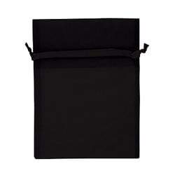 AussieSuperStore Party Essentials Organza Bag Small Black Organza Bag Small Black | Gift Bags | Christmas Gift Bags 9331468014232 VCSB17-BK