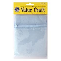 AussieSuperStore Party Essentials Organza Bag Small Blue Organza Bag Small Blue | Gift Bags | Christmas Gift Bags 9331468002246 VCSB17-BL