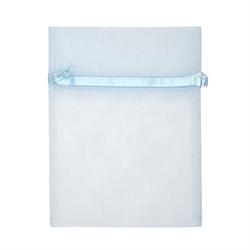 AussieSuperStore Party Essentials Organza Bag Small Blue Organza Bag Small Blue | Gift Bags | Christmas Gift Bags 9331468002246 VCSB17-BL