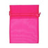 AussieSuperStore Party Essentials Organza Bag Small Hot Pink Organza Bag Small Hot Pink | Gift Bags | Christmas Gift Bags 9331468002017 VCSB17-HP