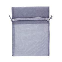 AussieSuperStore Party Essentials Organza Bag Small Silver Organza Bag Small Silver | Gift Bags | Christmas Gift Bags 9331468002086 VCSB17-SLV