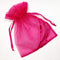 AussieSuperStore Party Essentials Organza Gift Bags Hot Pink 20 x 25 cm Organza Gift Bags Hot Pink | Birthday Party Packages | Mini Gift Bag GBAG06-PK