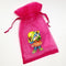 AussieSuperStore Party Essentials Organza Gift Bags Pink 15 x 23 cm Organza Gift Bags Pink | Birthday Party Packages | Mini Gift Bag GBAG05-4