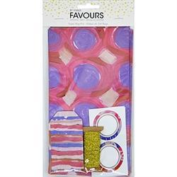 AussieSuperStore Party Essentials Paper Hot Pink Gift Bag Kit Paper Hot Pink Gift Bag Kit | Birthday Party Packages | Mini Gift Bag 9323823195045 FAV17009