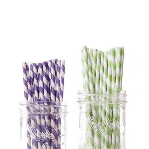 AussieSuperStore Party Essentials Paper Straws - Bright Coloured Pack Paper Straws Bright Coloured | Party Catering Supplies | Drinkware CBMPAPSTRAWSTRIPPK1