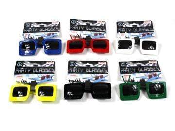 AussieSuperStore Party Essentials Party Tv Glasses ( in 6 colours) Party Tv Glasses ( in 6 colours) | Party Eyeware