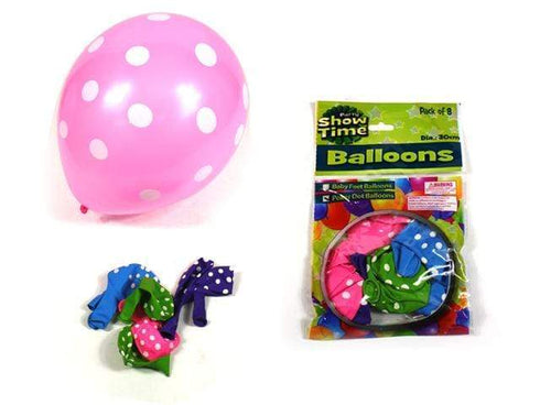 AussieSuperStore Party Essentials Polka Dot Balloons Polka Dot Balloons | Party Balloons for Decoration 9320760154395 PAR 154395