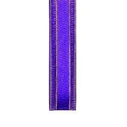 AussieSuperStore Party Essentials Purple/Gold Sheer Edge Satin Metallic Ribbons 22 mm (in 13 colours) Sheer Edge Satin Metallic Ribbons 22mm | Gift Wrapping Ribbon 9331468000440 VSMPP20