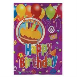 AussieSuperStore Party Essentials Purple Happy Birthday Foil loot bags (in 2 colours) Happy Birthday Foil loot bags | Gift Bags 9331468030881 PAS103