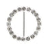 AussieSuperStore Party Essentials Round 30mm Diamante Buckle (in 2 styles) Diamante Buckle | Jewellery Making Wedding Accessories | Embellishment 9323823102678 WED029