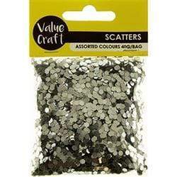 AussieSuperStore Party Essentials Silver Hexagonal Party Scatters (in 3 colors) Hexagonal Party Scatters (in 3 colors) | Party Confetti & Table Scatter Decoration 9331468054573 VJY192