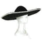 AussieSuperStore Party Essentials Sombrero Feltex Black & Silver Sombrero Feltex Black & Silver | Party Costumes 9331468033974 PAH120