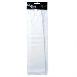 AussieSuperStore Party Essentials Stretch Satin Gloves 35cm (in 2 colors) Stretch Satin Gloves 35cm | Costume Accessories | Wedding Accessories