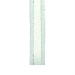 AussieSuperStore Party Essentials White/Silver Sheer Edge Satin Metallic Ribbons 22 mm (in 13 colours) Sheer Edge Satin Metallic Ribbons 22mm | Gift Wrapping Ribbon 9331468000426 VSMWH20