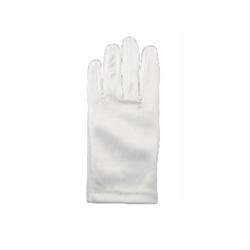 AussieSuperStore Party Essentials White Stretch Satin Gloves 15cm (in 2 colors) Stretch Satin Gloves 15cm | Costume Accessories | Wedding Accessories 9323823102333 WED038