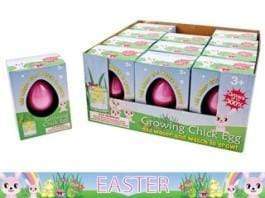 AussieSuperStore Seasonal Products ACP Toy Chick Egg Growing ACP Toy Chick Egg Growing | Craft Easter Bunny & Chicks Party Decorations 9316341538326 01982