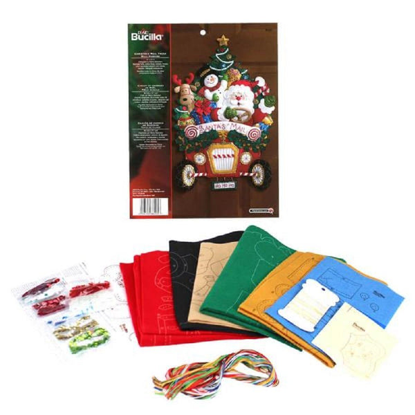 AussieSuperStore Seasonal Products Bucilla Christmas Mail Truck Stitch Kit Bucilla Christmas Mail Truck Stitch Kit | Christmas Home Decorations 986205