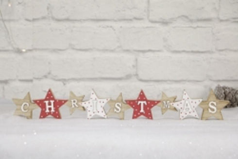 AussieSuperStore Seasonal Products Christmas Decor Star Table Block Christmas Decor Star Table Block | Christmas Tree Decoration Ornament 9333527540737 XB4684