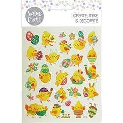 AussieSuperStore Seasonal Products Colour Easter Stickers Cute Chicks & Eggs Colour Easter Stickers Cute Chicks & Eggs | Easter Stickers | Scrapbooking Stickers | Embellishments 9331468055433 VCEAS19013
